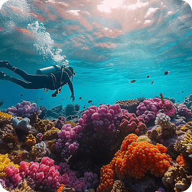Underwater scene