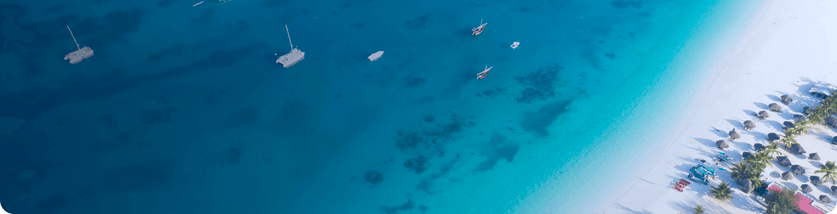 Beach aerial view